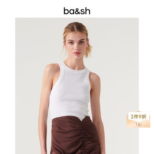 夏季吊带T恤休闲ba&sh