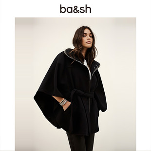 季 法式 末6折起 冬季 立领羊毛混纺大衣外套1H25SEA bash2025新款