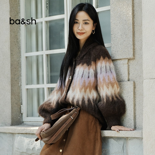 【臻奢系列】bash2025新款针织开衫1H25FARL