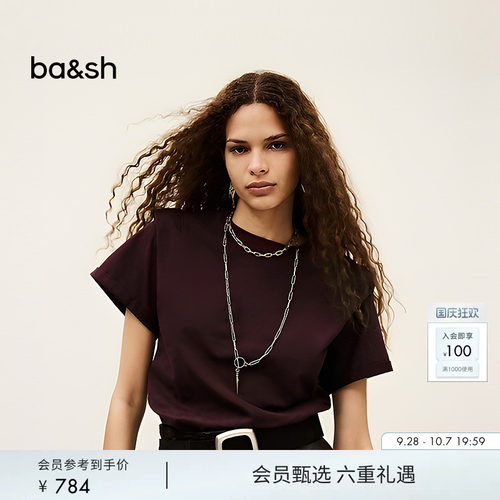 bash2025新款短袖上衣T恤1H25PIO