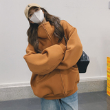 【26春大货】南瓜色复合空气层卫衣外套C021-9039-P135控188，女装卫衣/绒衫，2C021