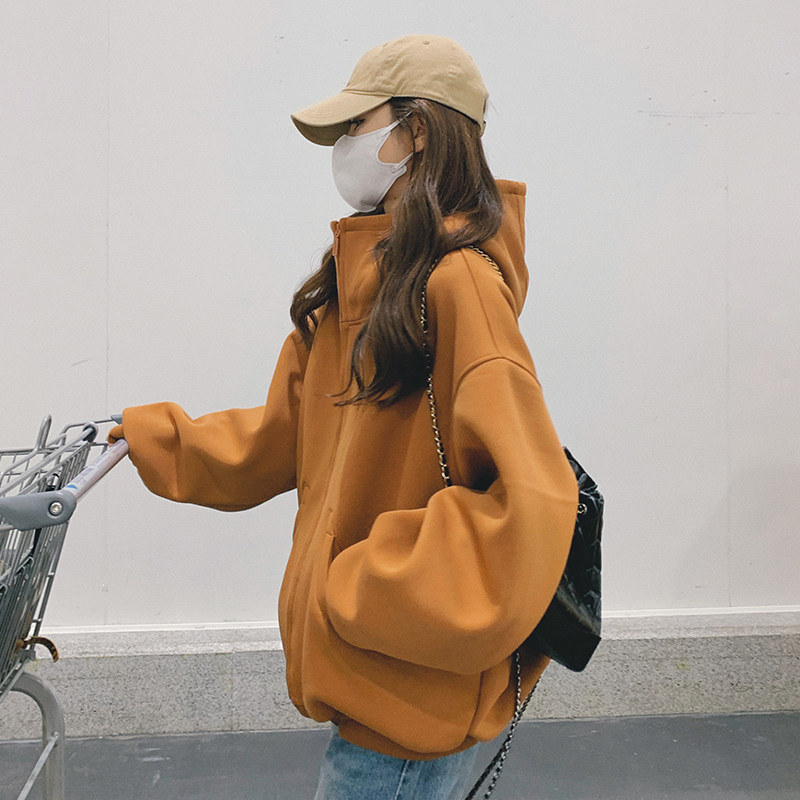 【26春大货】南瓜色复合空气层卫衣外套C021-9039-P135控188,女装卫衣/绒衫,2C021