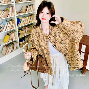 【大货】26春新款 洛梨黄编织小香风外套C021-2608-P165控248图片