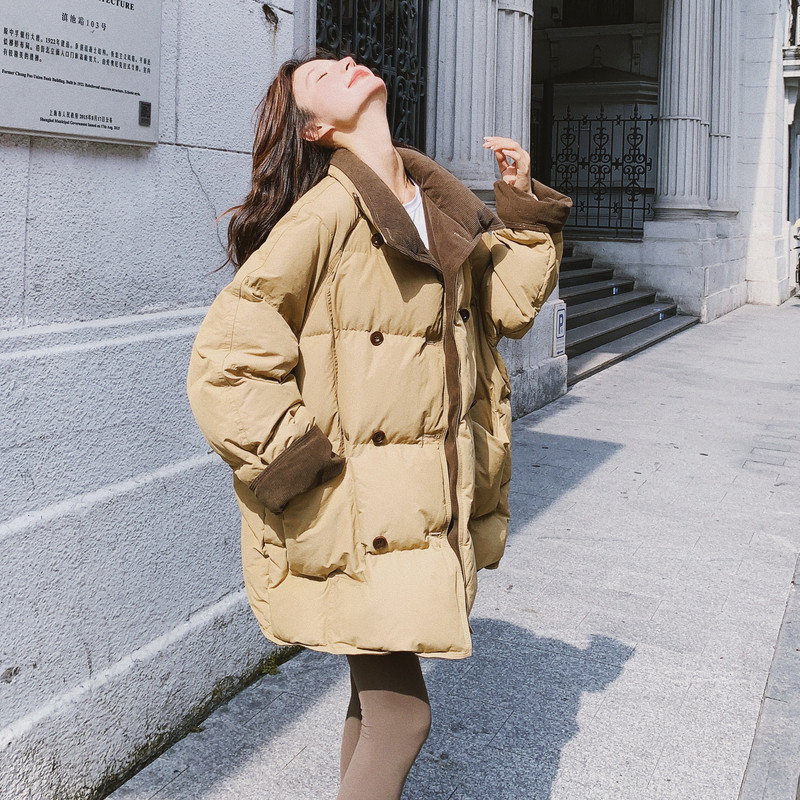 【出货中】25冬季90绒双排扣羽绒服C021-3131-P315控478,女装羽绒服,2C021