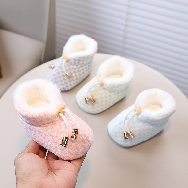 婴儿鞋冬季保暖鞋0-1岁男女宝宝加绒加厚3-6-12个月不掉8两面可穿,童鞋/婴儿鞋/亲子鞋,婴儿步前鞋/袜鞋,淘宝优惠券,粉丝福利购,淘宝优惠卷