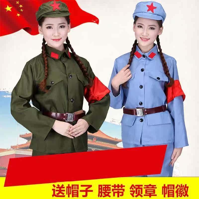 夏季小孩八路套装革命幼儿园少儿红军成人儿童军装解放表演服服装在类目 女装/女士精品, 唐装/民族服装/舞台服装, 民族服装/舞台装中 - 来自Buy2taobao.com提供专业的淘宝代购服务