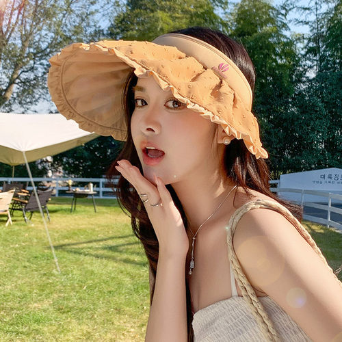 夏季韩版防晒空顶帽女户