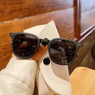 港风大框墨镜男日系度假防晒眼镜沙滩海边大脸显瘦太阳镜女情侣款