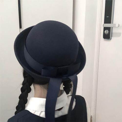 jk帽子制服小圆帽日系百
