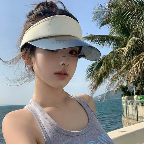 空顶帽女夏季出游运动遮