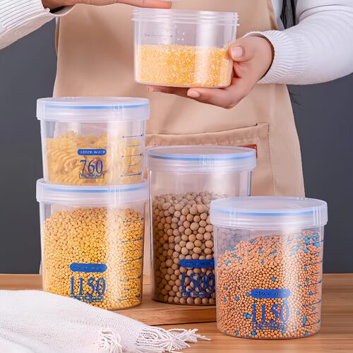 密封罐塑料食品罐茶叶罐