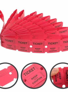 100pcs Paper Raffle Tickets Events Tickets Labels Universal