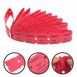 Paper Labels Raffle Events Universal Tickets 100pcs