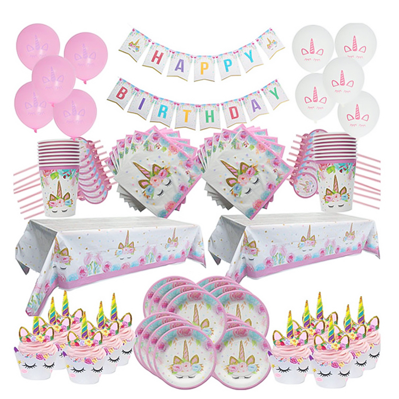 WEIGAO Unicorn Decoration Birthday Party Decor Kids Unicorn