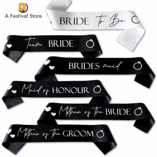 BrideToBe婚礼肩带单身派对