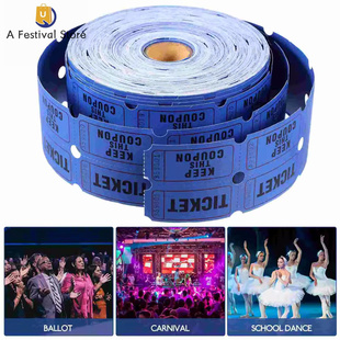 Lottery Raffle Tickets Prize Game Vouchers for Concert