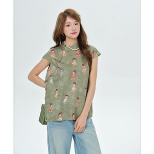 未央/重生小个子春夏新款短袖仕女中国风清新日常百搭显瘦