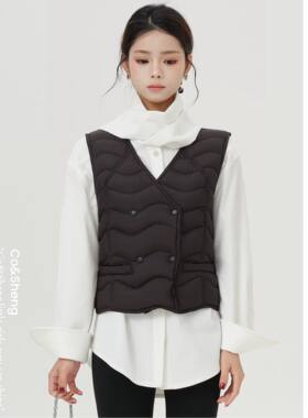 Co&Sheng 重生小个子 可溯源 三星安心羽绒保暖马甲鹅绒洋气女装