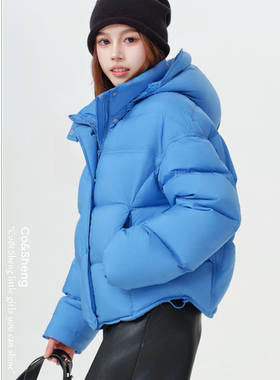 蓝莓海域 / 可溯源 三星安心羽绒 短款羽绒服设计款Co&Sheng