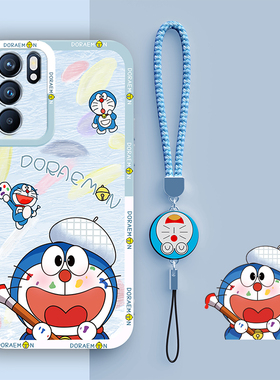 适用oppoReno6手机壳新款reno6pro液态软硅胶6por+全包opopReno防摔6手机套卡通opop潮0pp0的女可爱男5g外壳