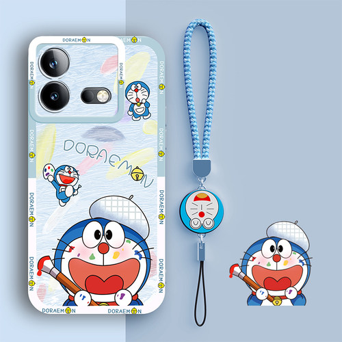 适用vivoiqooneo8液态硅胶可爱