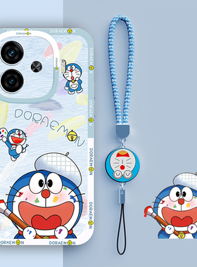 适用iQooZ9手机壳vivoiqooZ9turbo新款iQ00Z9x防摔iqz9tubro保护套vivo爱酷全包icooz外壳ipooz9x男哆啦A梦女