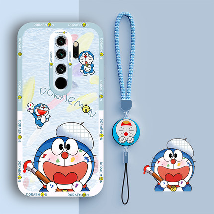 适用红米Note8Pro手机壳小米Redmiinote8保护套redm新款por外壳nont八n8p闹特男全包n0te防摔not女士哆啦A梦