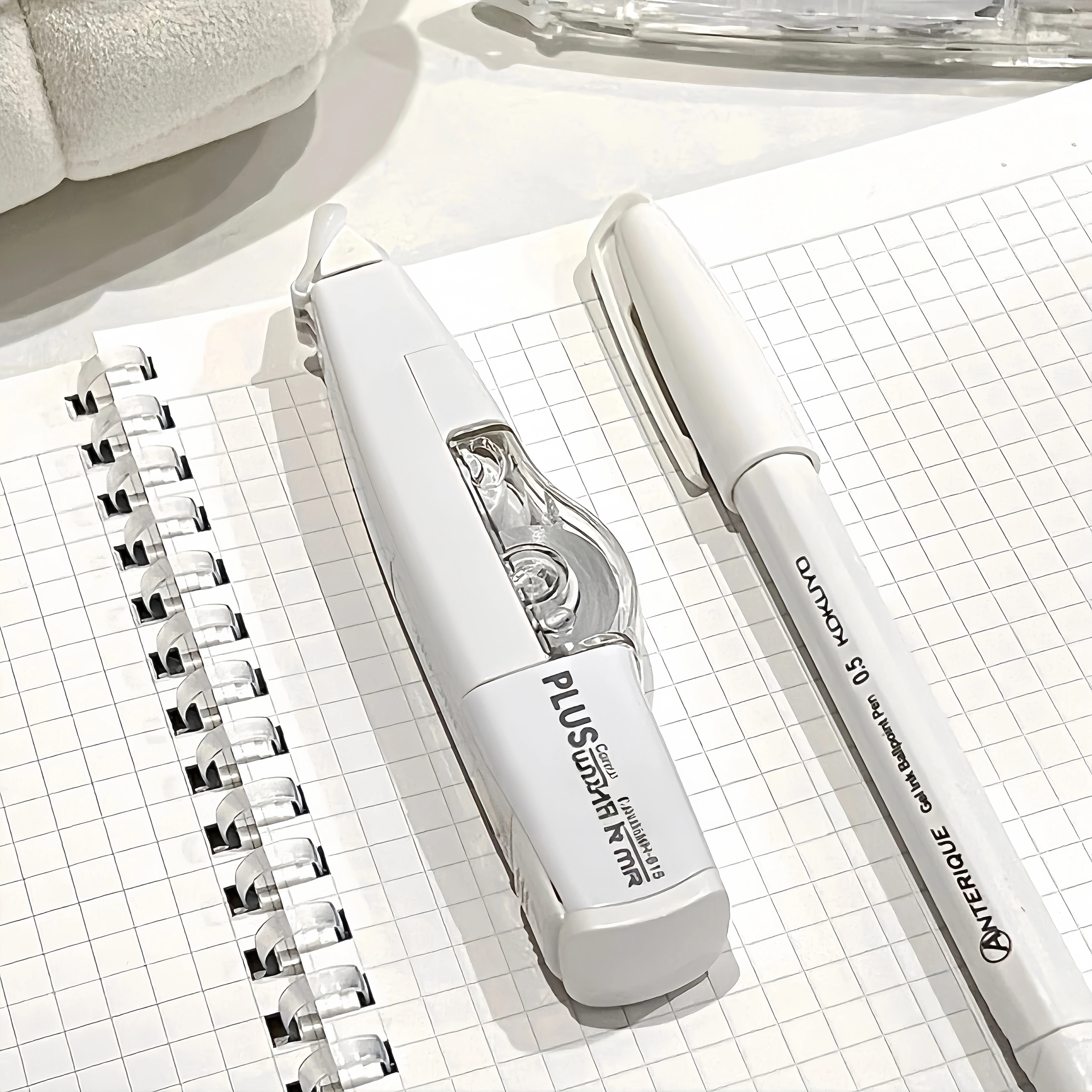 普乐士新款白色款修正带可换芯