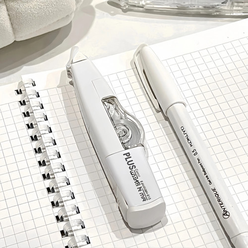 普乐士新款白色款修正带可换芯