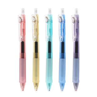 果冻感 日本sakura樱花中性笔动彩活力果果系列速干0.5黑色考试用日系笔芯中小学生用彩笔红笔按动式水性笔