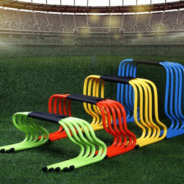 足球训练跨栏架 塑料弯曲跳栏 足球训练器材儿童跳高练习