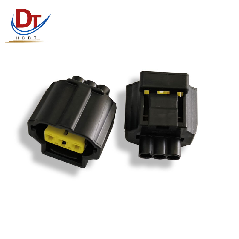 新能源汽车DJ70317A-1.8-21连接器3孔接插件184034-1护套国产胶壳