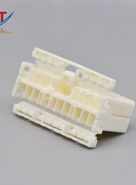 汽车线束专用接插件368544-1护套塑料国产型件18孔连接器白色胶壳