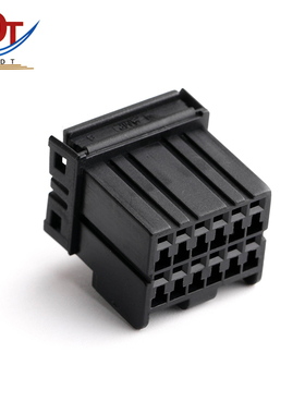 新能源汽车线束DJ7121-1.2-21护套12PIN孔电子连接器国产黑色胶壳