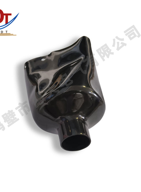 新能源汽车连接器DT70X25-125喇叭保护套防尘耐老化黑色PVC套