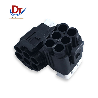 新能源汽车DJ7069Y-2.2-21连接器塑料插接件国产6P孔电子护套胶壳