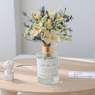饰 干花无火香薰ins风栀子花花束室内持久留香卧室精油香氛摆件装