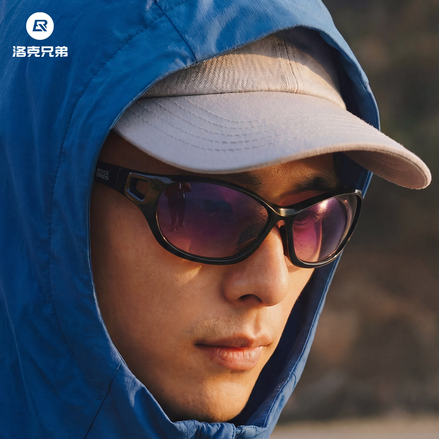 洛克兄弟偏光运动眼镜骑行男女时尚跑步公路自行车钓鱼爬山防风镜