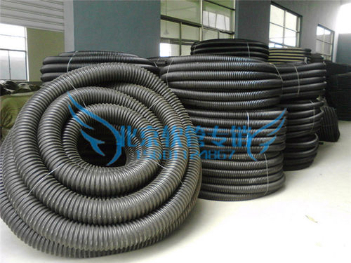 HDPE CFRP埋地碳素波纹管内自带钢丝 埋地路灯预埋管螺纹管25-200