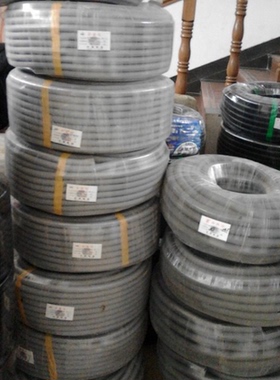 整盘包邮PP原料阻燃波纹管聚丙烯软管Φ10 100米1盘 灰色一米价