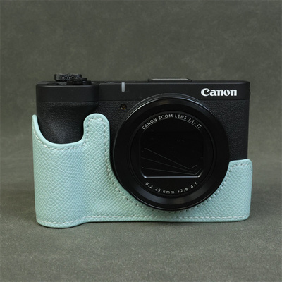 适用佳能PowerShot V1数码相机包皮套 v1保护套 v1底座 外壳