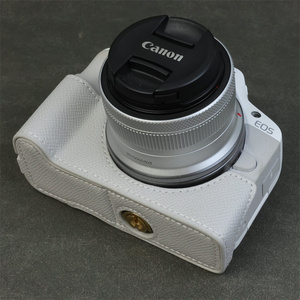 适用佳能eos r50相机包 r100保护皮套 r50半套底座 r100外壳