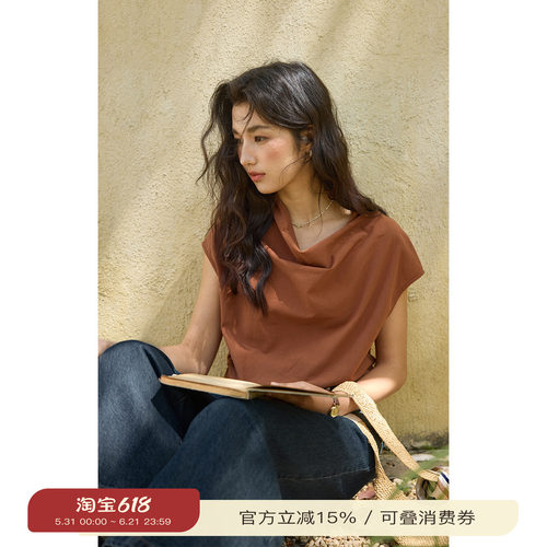 solighter法式荡领连袖衬衫