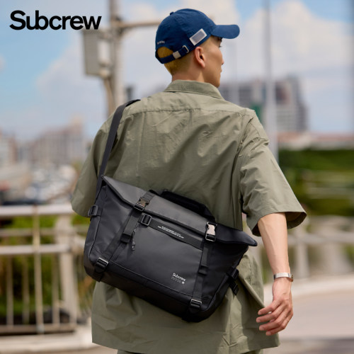 Subcrew男士大容量通勤斜挎包