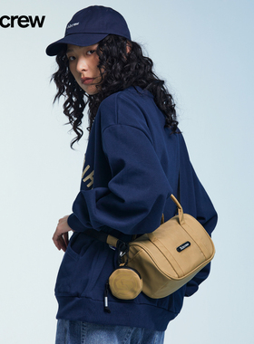 Subcrew李灿森潮牌新款小众斜挎包休闲通勤波士顿包单肩手提包女