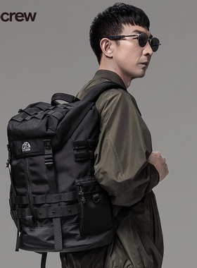 subcrew潮牌暗黑双肩包男军事战术组合可拆多功能旅行背包SB0137
