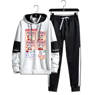 虚拟主播vtuber永雏塔菲周边卫衣套装男女秋冬二次元长裤卡通痛衣