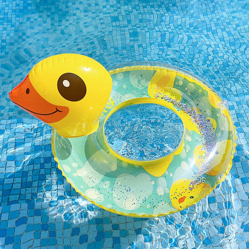卡通儿童小黄鸭游泳圈