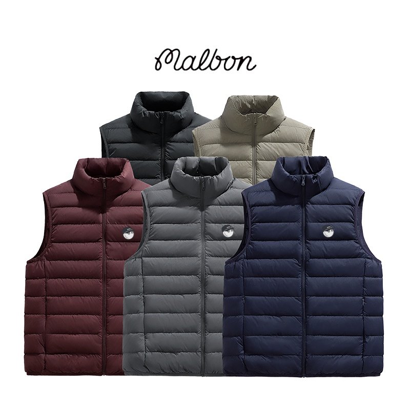 韩国原单高尔夫服装男款25新款秋冬运动休闲户外保暖90羽绒马甲