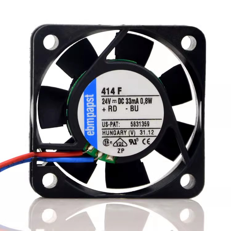 全新原装德国 ebmpapst TYP 414F 24V 33mA 0.8W变频器风扇414F/2
